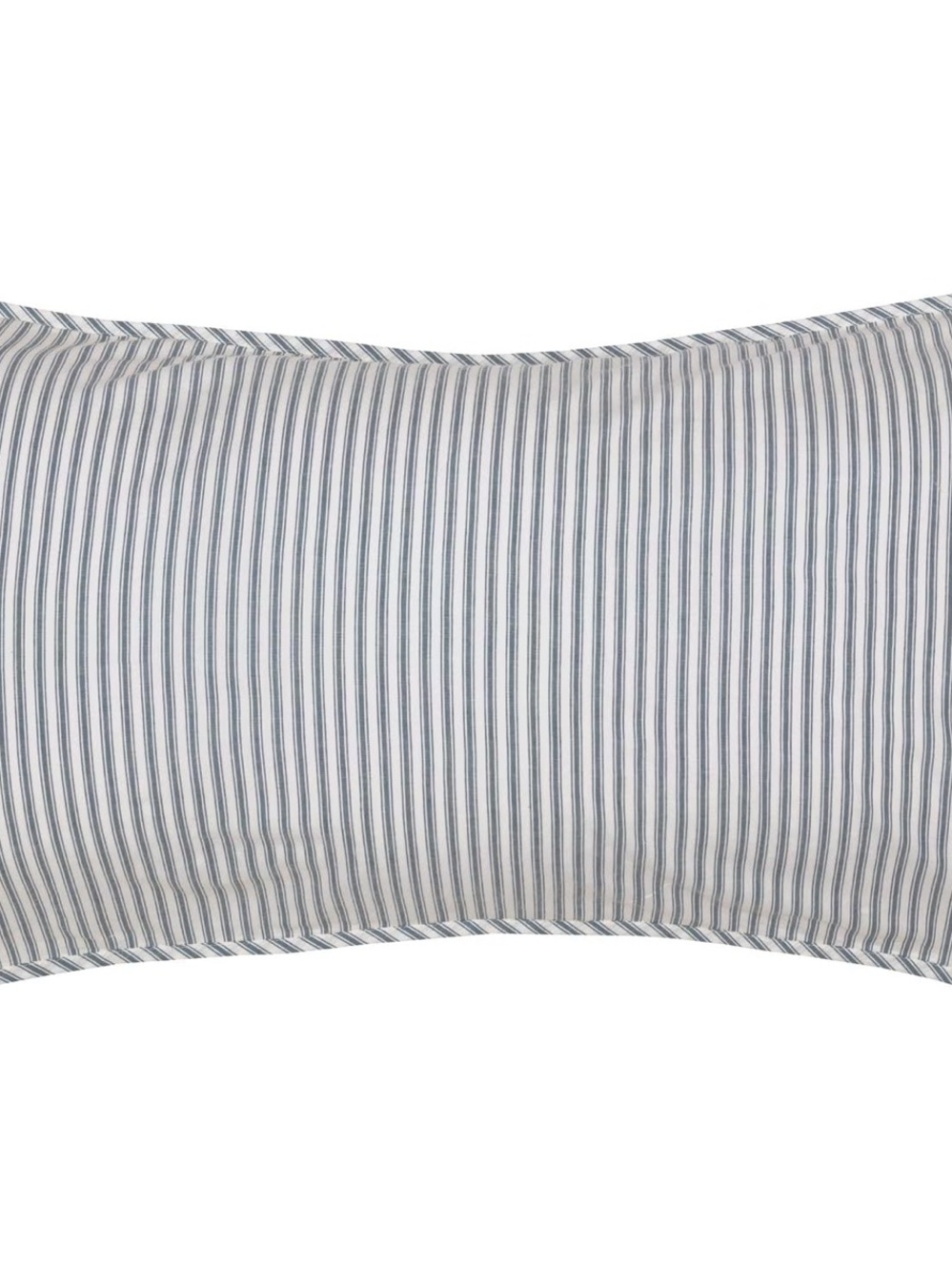 Sawyer Mill Blue Ticking Stripe King Sham 21 x 37" VHC Brands